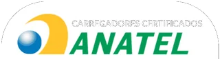 Selo de certificação Anatel dos carregadores Super Totem
